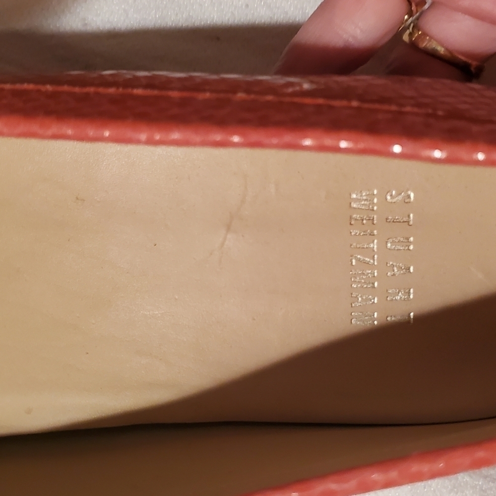 Stuart Weizmann Multicolor Python Embossed‎ Leath… - image 2